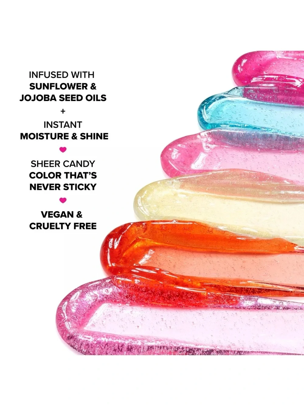 Too Faced Green Apple Kissing Jelly Gloss Juicy Lip Oil/Lip Gloss Hybrid
